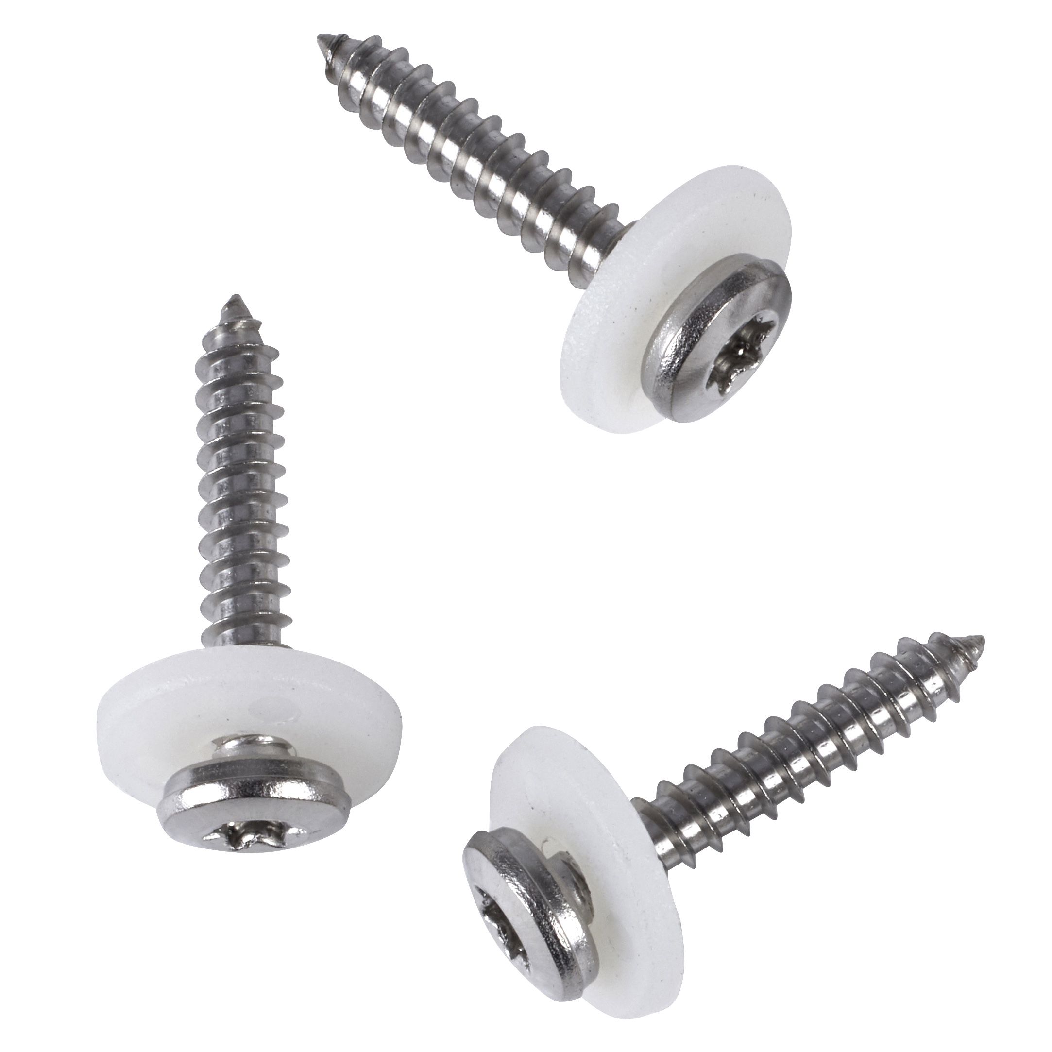 3,9 x 19 mm A2 Schrauben mit Unterlegscheibe 3,9 x 19 mm A2 Schrauben mit Unterlegscheibe