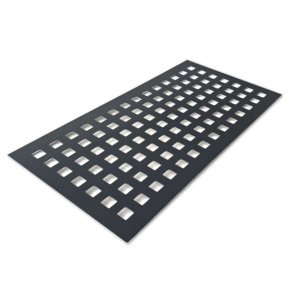 Aluminium Lochblech RAL7016 Aluminium Lochblech RAL7016