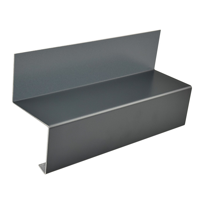 Aluminium Z-Profil mit Tropfnase Aluminium Z-Profil mit Tropfnase