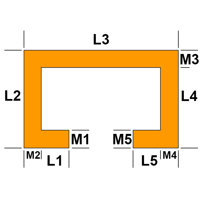Mauerabdeckung Typ 1 C-Mauer