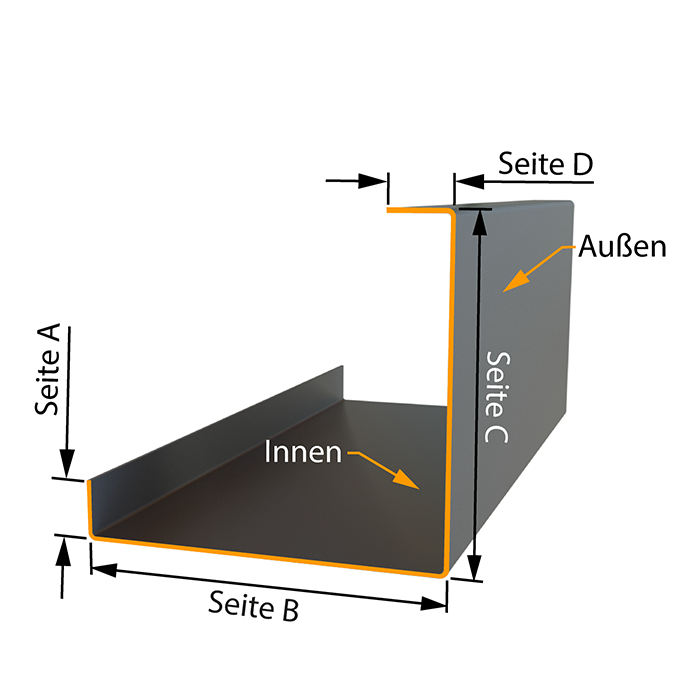 Eckschutzprofil Skizze