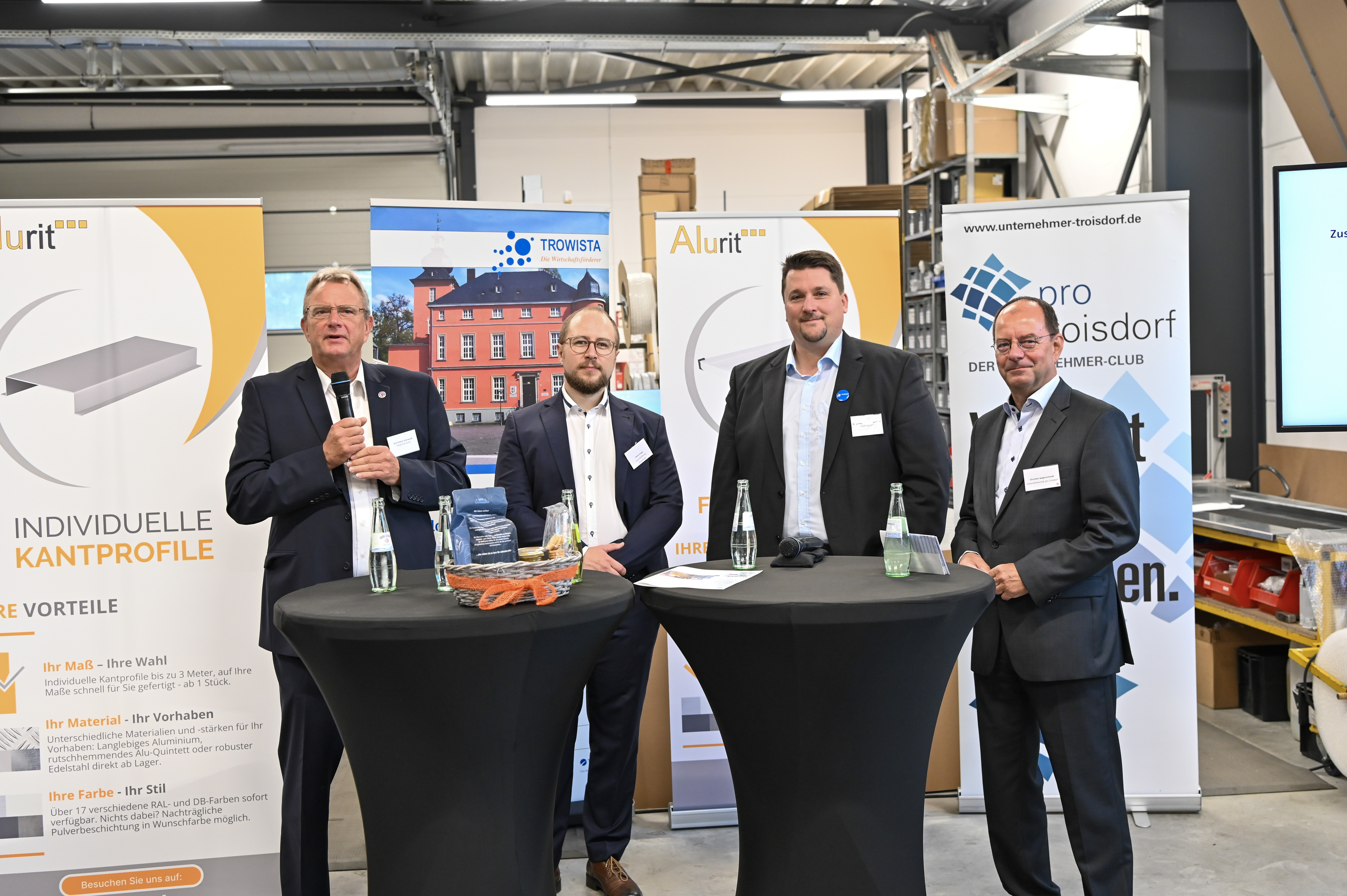 Unternehmerfrühstück - Podium Unternehmerfrühstück - Podium