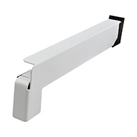 PutzGleitabschluss in RAL9016 Weiß