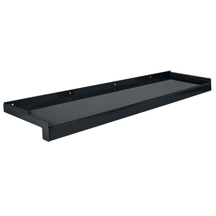 Aluminium Fensterbank RAL7016 Anthrazit mit Putzabschluss Aluminium Fensterbank RAL7016 Anthrazit mit Putzabschluss
